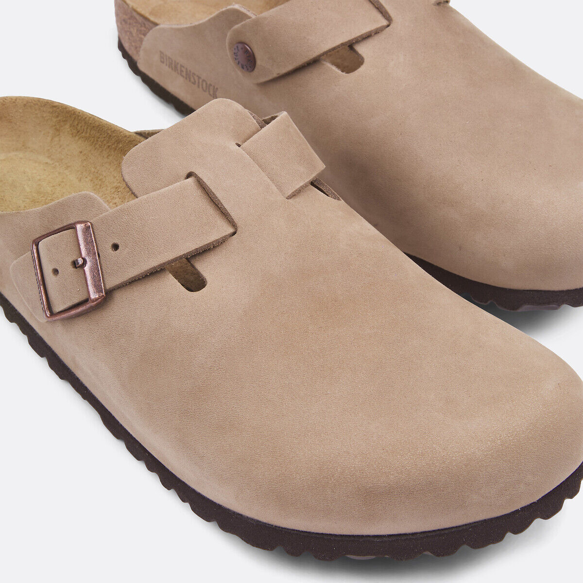 BIRKENSTOCK Sabots en cuir Boston