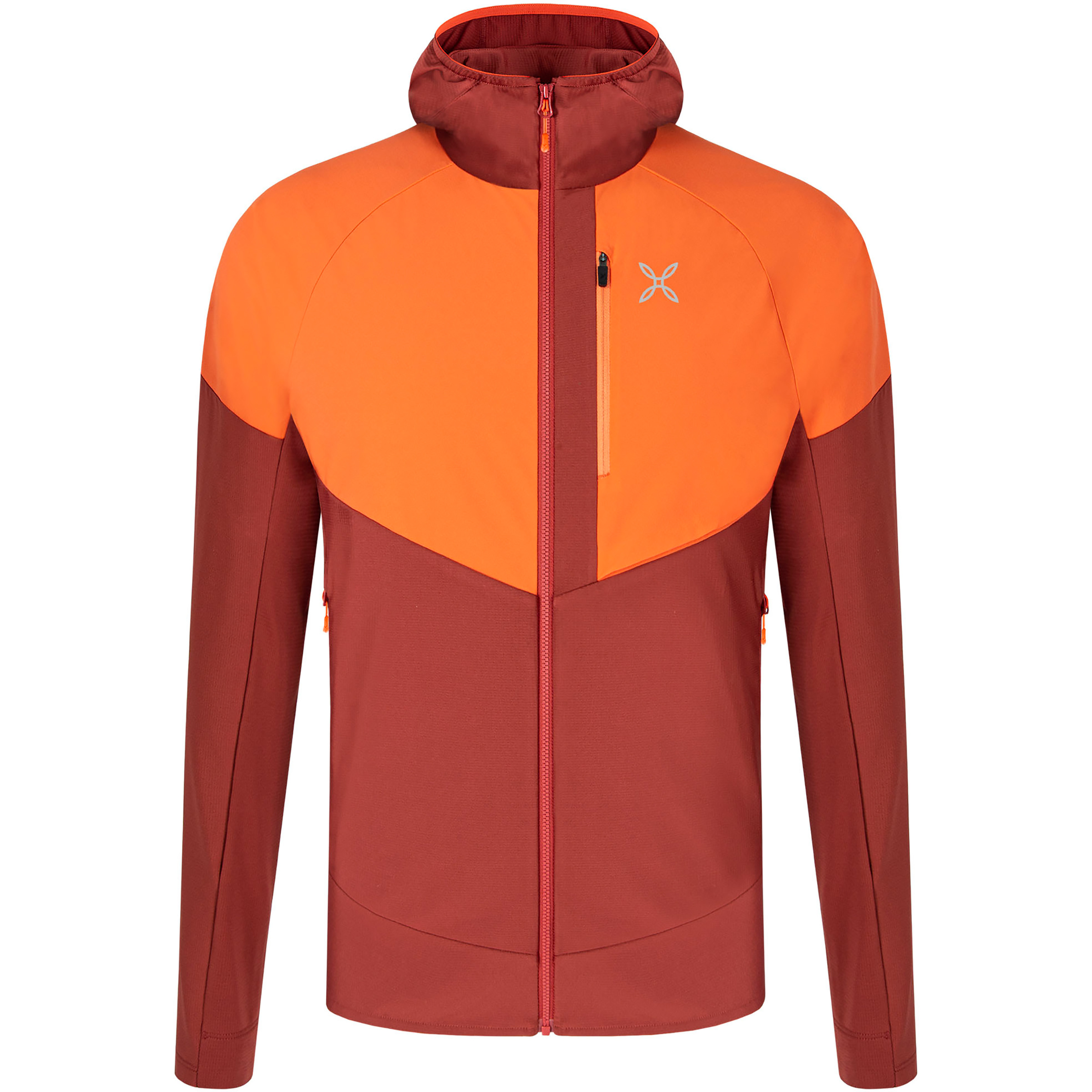Montura Spitze Herren Fleecejacke rot Größe L Trekking Wasserabweisend
