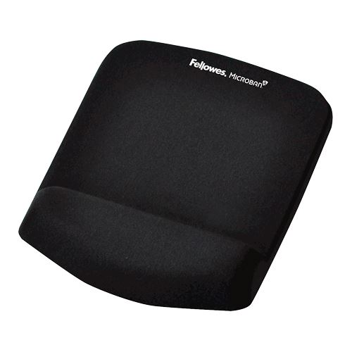 Fellowes PlushTouch Handgelenkauflage mit Mauspad , schwarz
