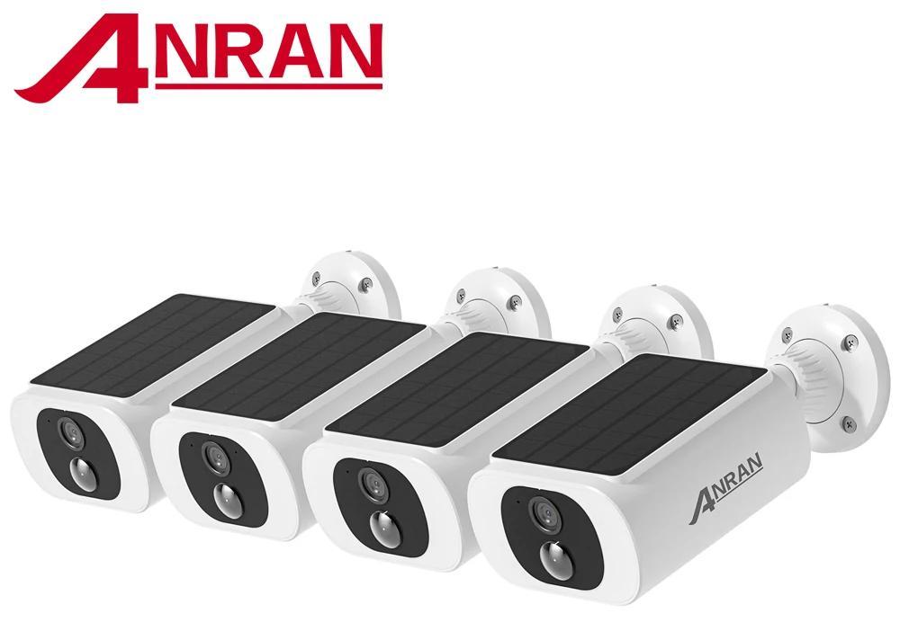 Kabellose Akku-Überwachungskamera für Außen - Bullet-Kamera - 3 MP - WLAN 2,4 GHz - Farbnachtsicht - IP66 - 5200 mAh Akku - Zwei-Wege-Audio - Weiß