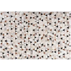 THEKO Lederteppich KOBE natural multi 160 x 230 cm