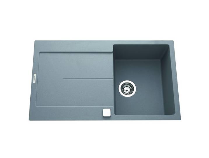 Evier granit 1 bac TAM TAM 86 x 50 cm gris