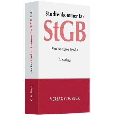Strafgesetzbuch (StGB), Studienkommentar, Taschenbuch von Wolfgang Joecks, Beck Juristischer Verlag, 978-3-406-60999-2