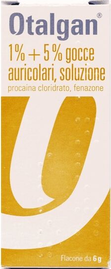 Otalgan Gocce Auricolari 1% + 5% 6 g