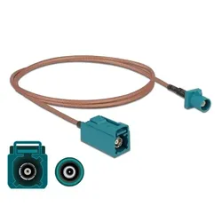 DeLOCK Antennenkabel FAKRA Z Stecker > FAKRA Z Buchse RG-316 1 m