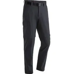 MAIER SPORTS Herren Hose Torid slim zip He-Zip Off Hose el., Größe 58 in Schwarz Schwarz