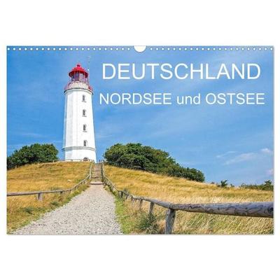 Deutschland- Nordsee und Ostsee (Wandkalender 2027 DIN A3 quer), CALVENDO Monatskalender