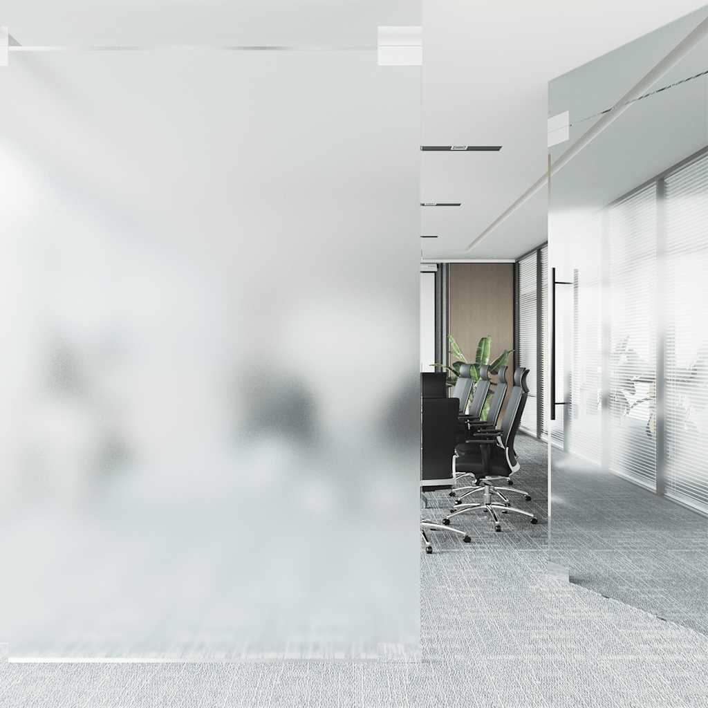 vidaXL Films pour fenêtre dépoli gris PVC