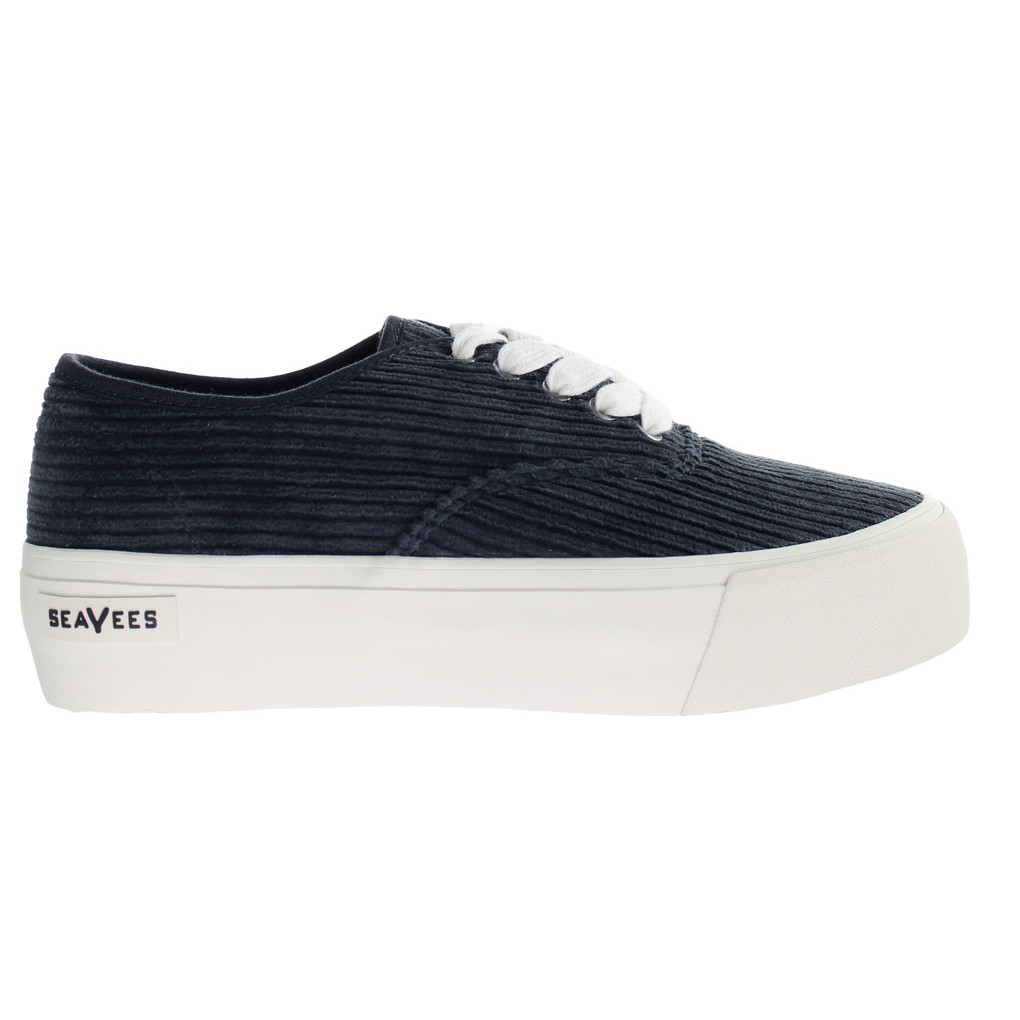 Seavees Legend Night Corduroy Platfrom Sneaker Grijs Dames Trainers
