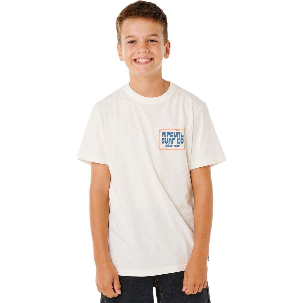 RipCurl Pacific Rinse Sunrise Tee-boy bone (3021) 8 13LBTE-3021-8