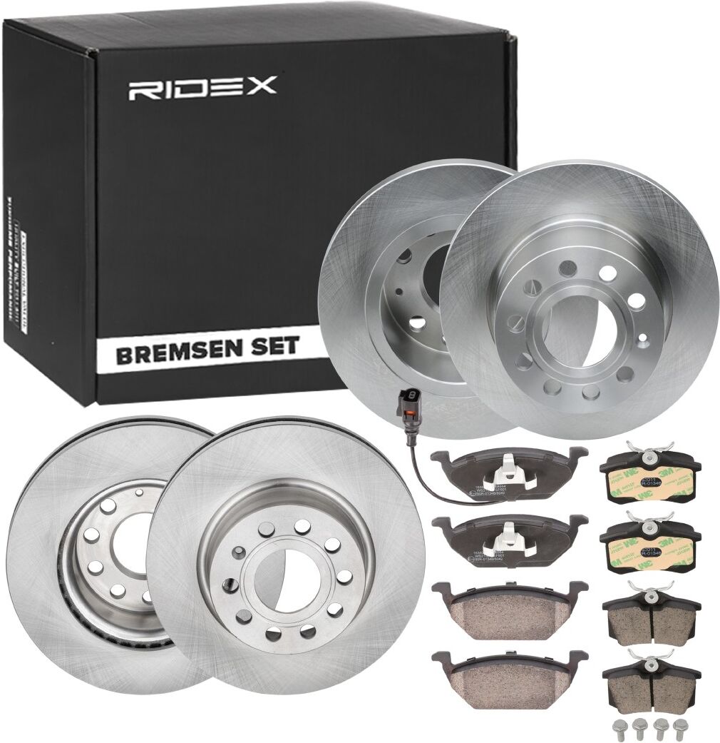 RIDEX 3405B0324 Bremsscheiben und -beläge
