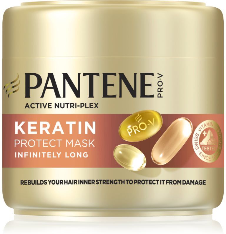 Pantene Pro-V Active Nutri Plex Infinitely Long masque à la kératine pour cheveux secs et abîmés 300 ml