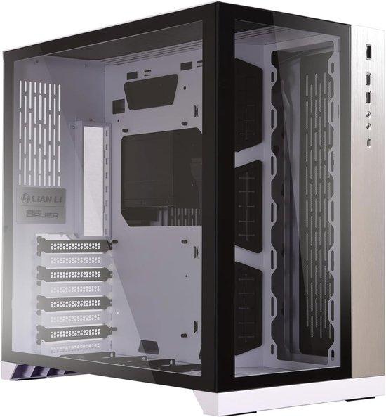 Famanu Midi-Tower PC-Gehäuse mit Seitenfenster und Staubfilter - Weiß