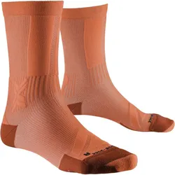 X-SOCKS Gravel Discover Crew Fahrradsocken O008 - sunset orange 42-44