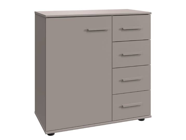 Kommode Digit 81 x 83 x 41cm Grau/Beige/Saharagrau