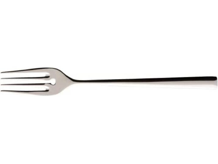 Villeroy & Boch Piemont Fischgabel 6 Stück Nr. 1262640100 und 4er Set EKM Living Edelstahl Strohhalme