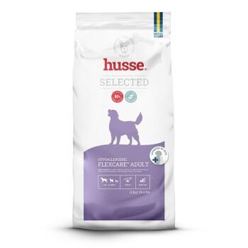 husse Hypoallergenes Flexcare™ Adult, 14 kg - Set Fortschrittliche Ernährung, ideal für Hunde mit aktivem Lebensstil