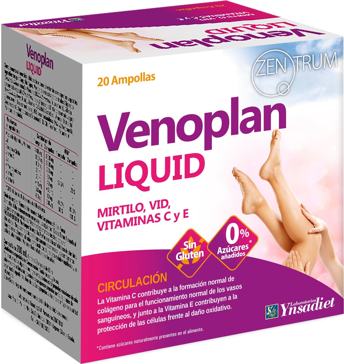 Zentrum Venoplan Liquid 20 ampollas