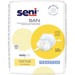 Seni San Normal Inkontinenzvorlagen 10er Pack 8 x 10 = 80 Stück