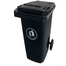 Abfallbehälter 120L schwarz