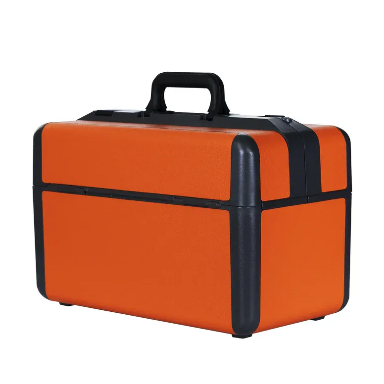 Arztkoffer Dürasol "IDEAL groß", 44 x 24 x 29 cm Kunstleder-Besatz Orange 2202