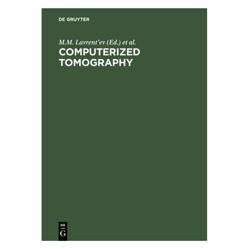 De Gruyter Computerized Tomography (Englisch, 1995) (67777115)
