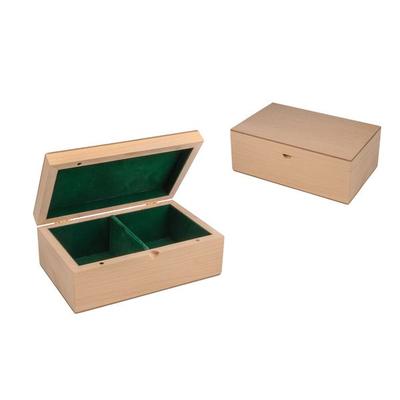 Schachfigurenbox, Buche, 225 x 142 x 83 mm