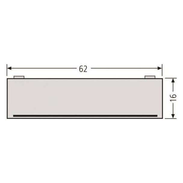 Renz Namensschildabdeckung 97-9-82046 für Tastenmodul (97-9-82046-Renz-)