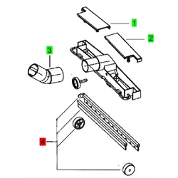 Festool Gummilippe f. Bodendüse für CT