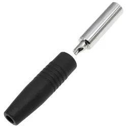 RS PRO, Messleitung, 4 mm Bananenbuchse Schwarz, Kontakt vernickelt, 30V / 24A, Lötanschluss