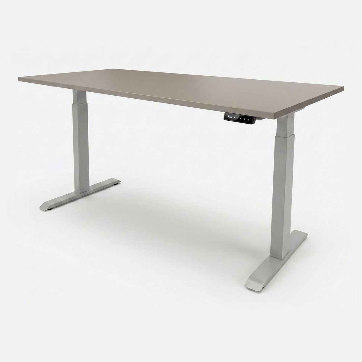 Cuando Elektrisch Zit-sta bureau Aluminium B: 140 cm, D: 80 cm