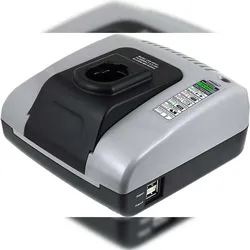 Powery Akku-Ladegerät mit USB für Werkzeug Black & Decker Akkutyp FIRESTORM A9282