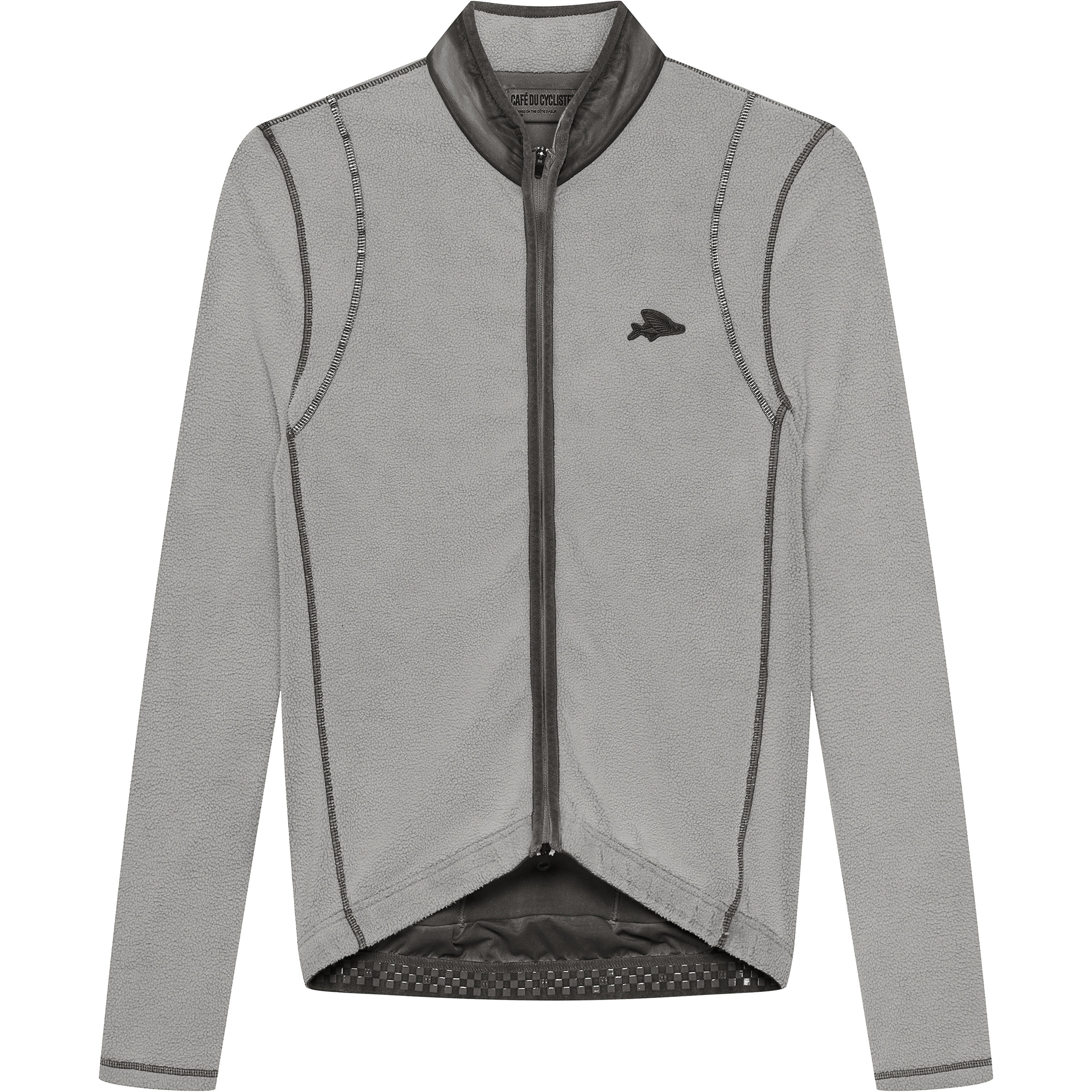 Café Du Cycliste Emilie LS Trikot Herren Radtrikots grau Größe L Rennrad Elastisch