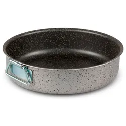 Runde Kuchenform von Mamù, antihaftbeschichtet, aus Aluminium, PFOA-frei, kratzfest, hergestellt in Italien, Ø 28 cm