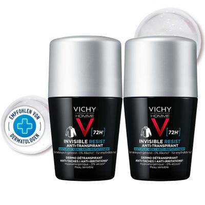 Vichy Homme Deo Roll-on 72h Anti-Flecken DP 2x50 ml Creme