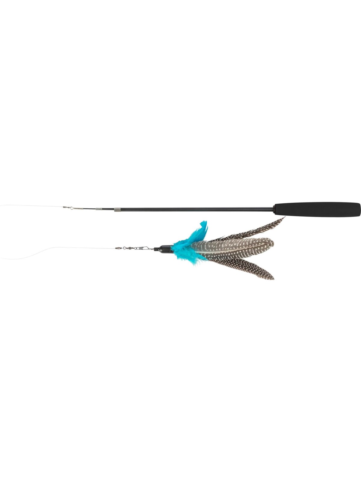 Trixie Spielangel mit 2 austauschbaren Spielzeugen 40-98cm