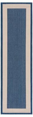 SAFAVIEH Courtyard Sherrie Border Indoor/ Outdoor Waterproof Patio Backyard Rug