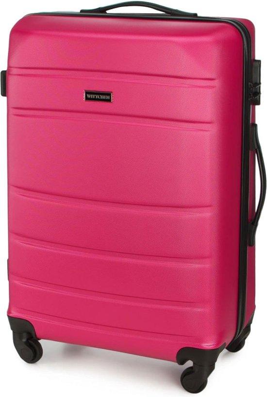 Reisetasche, roter Rollkoffer