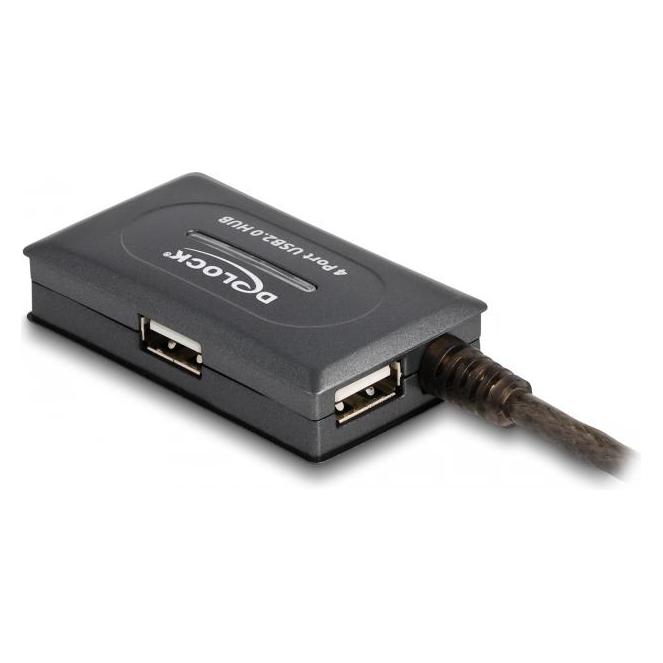 Delock USB 2.0 (USB-A, 4 Ports) (82748)