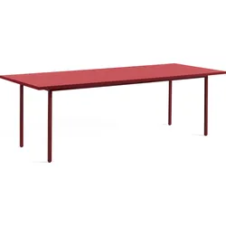 Two-Colour Tisch 240 x 90 cm, rot-bordeaux