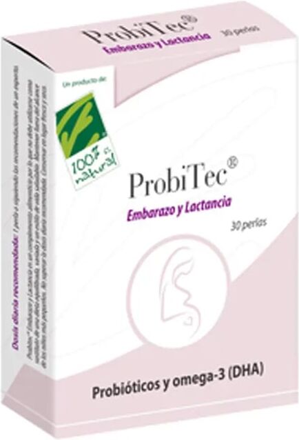 Cien Por Cien Natural PROBITEC EMBARAZO Y LACTANCIA 30 Caps