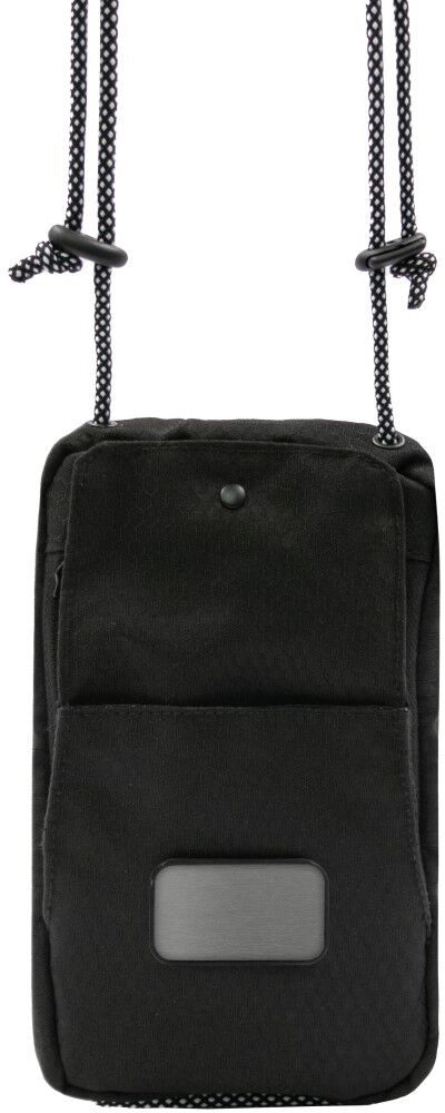 Sac bandoulière publicitaire personnalisé Brandcharger Solo noir
