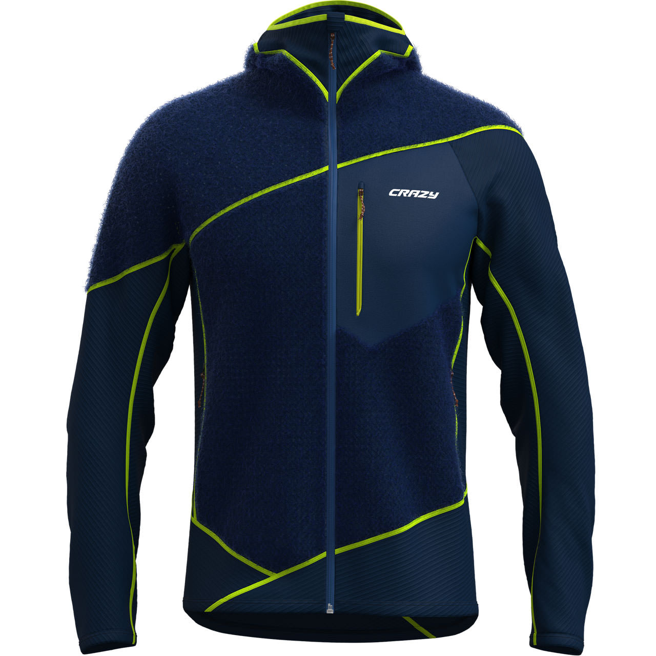 Crazy Herren Mid Layer PULL NEUTRON liken - XL