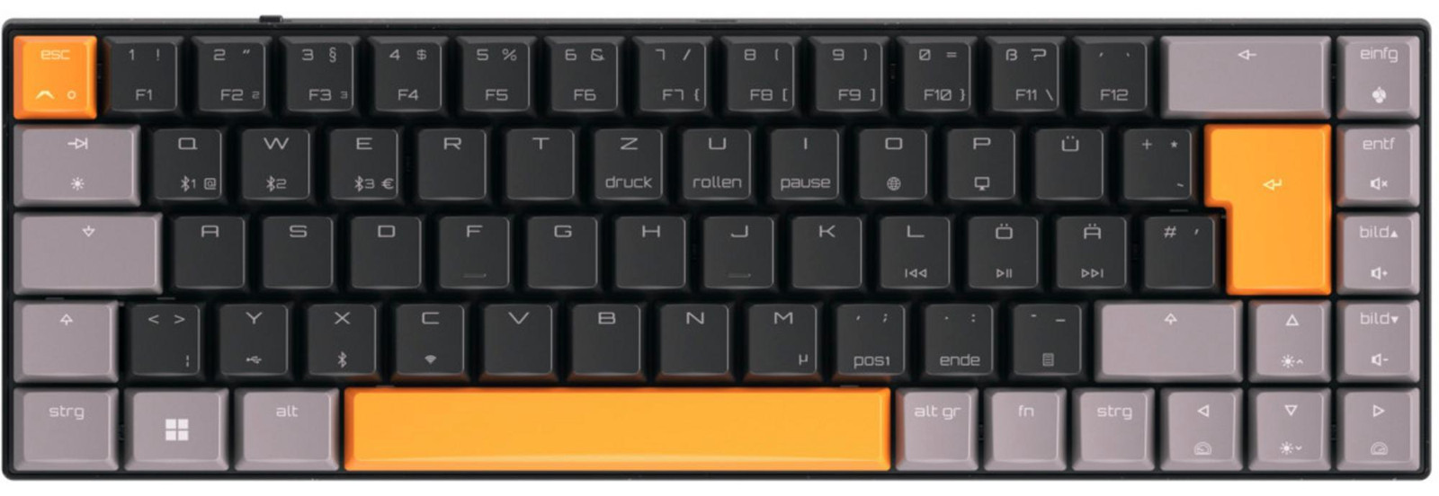 Cherry MX-LP 2.1 Compact Wireless Qwertz DE Keyboard