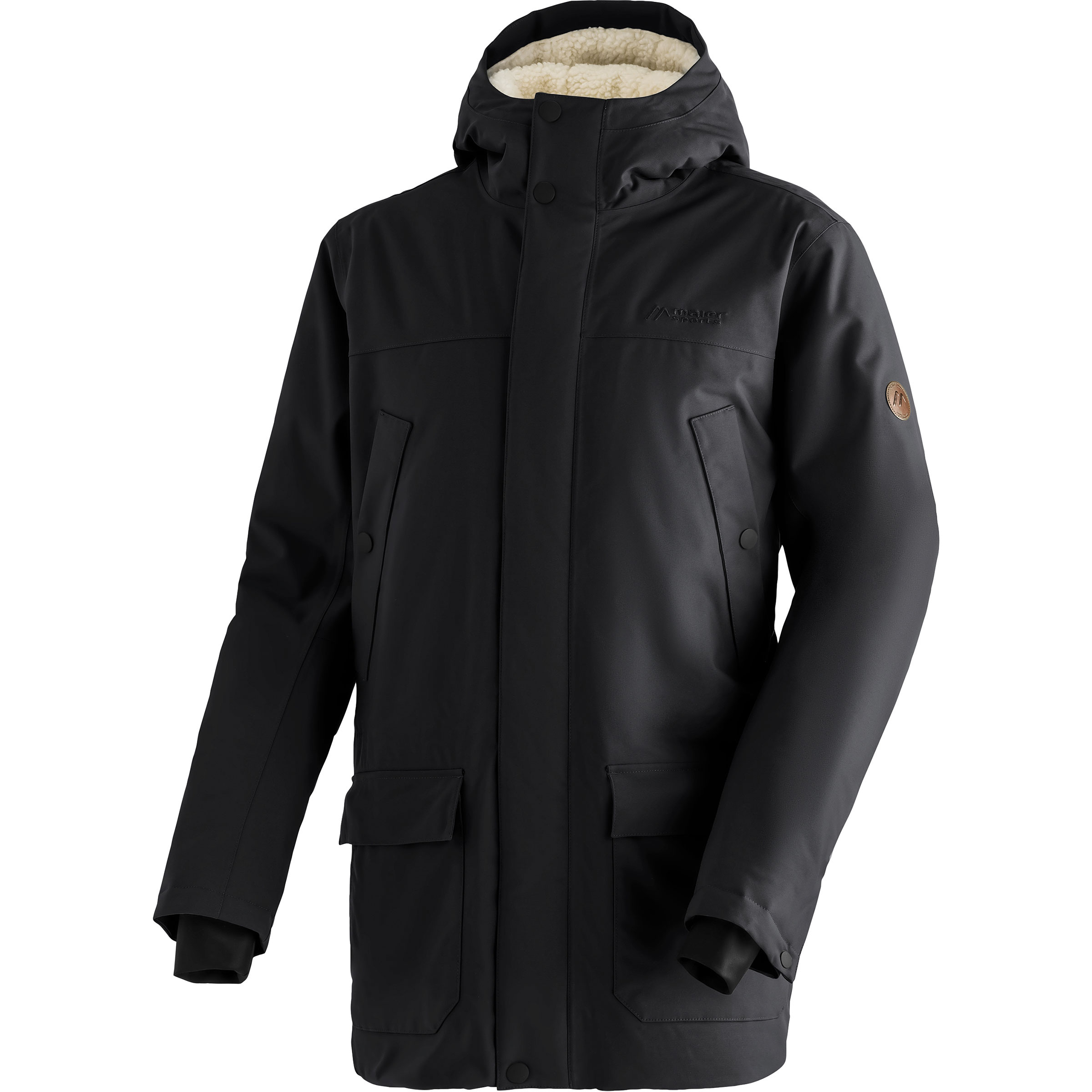 Maier Sports Senne Herren Kunstfaserjacke schwarz Größe L Trekking Isolierend Wasserabweisend