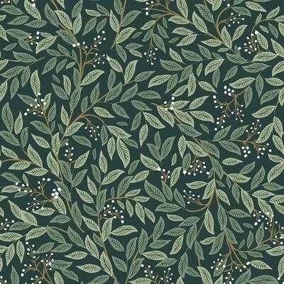 Rifle Paper Co.Willowberry Emerald Peel and Stick Wallpaper