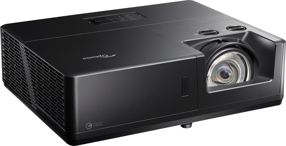 Optoma ZK608TST 3D Objektiv mit kurzer Brennweite (Short Throw) DLP-Projektor - 16:9 - Schwarz - Hoher Dynamikbereich (High Dynamic Range, HDR) - 300,000:1 Kontrastverhältnis - 6000 lm Helligkeit - Vorderseite - 2160p - 30000 Stunde(n) Normalmodus - HDMI - USB - Netzwerk (RJ-45) - Großer Veranstaltungsort, Klassenraum, Lehrsaal, Museum, Gotteshäuser/Gebetshäuser, Digital Signage, Spiele