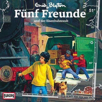 Folge 51: Fünf Freunde und der Eisenbahnraub - Gabriele Hartmann,Enid Blyton, Audio, 4064066621377