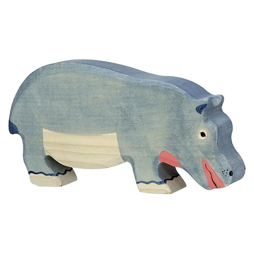 Holztiger Nilpferd, fressend (80161)
