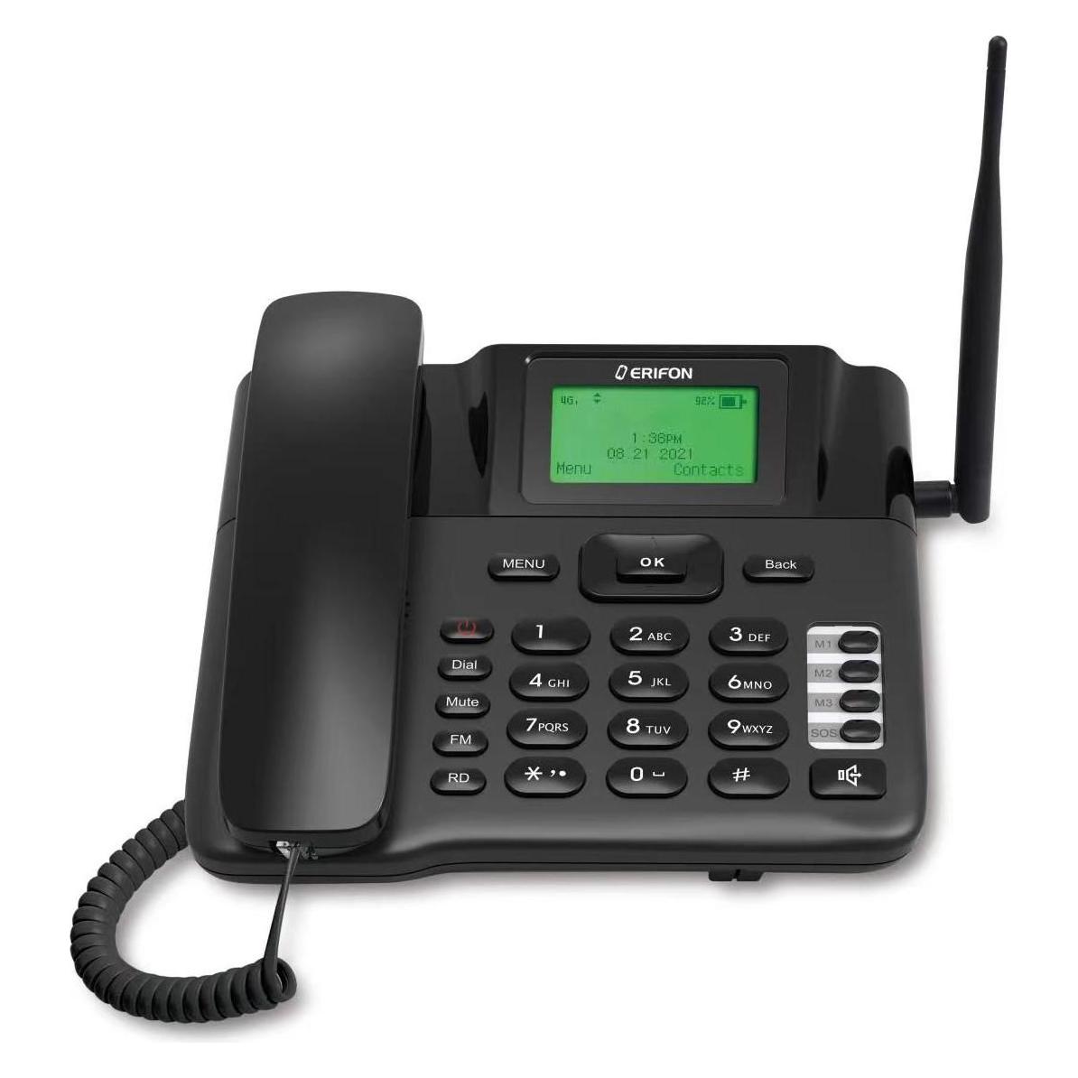 Insmat 4G Basic Desk Phone, black (132-2150)